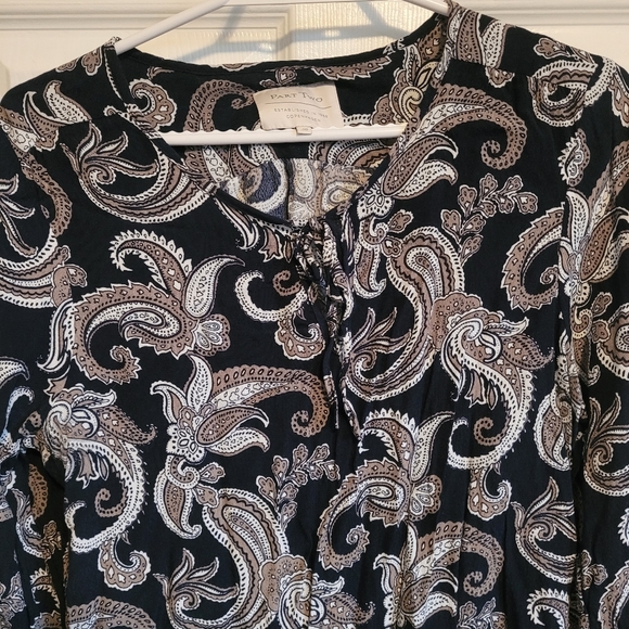 Part Two paisley blouse size 38 - Picture 3 of 12